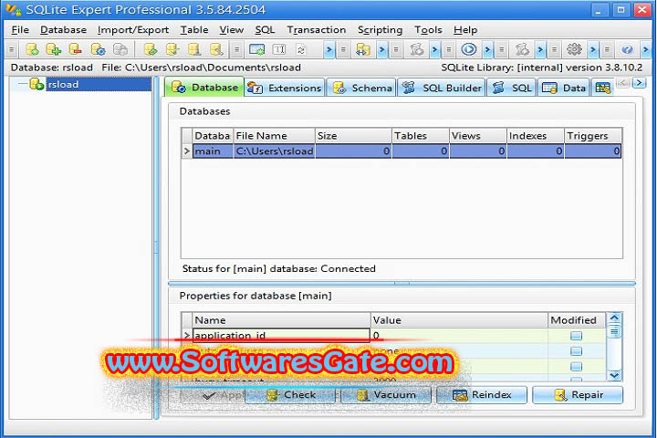 SQLite Expert Professional : Version 5.5.17.628 (x64) (Software) SQLite Expert Professional : Version 5.5.17.628 (x64) (Software)