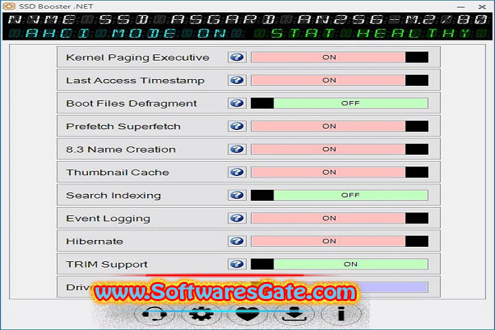 SSD Booster .NET : Version 17.12 (Software) SSD Booster .NET : Version 17.12 (Software)