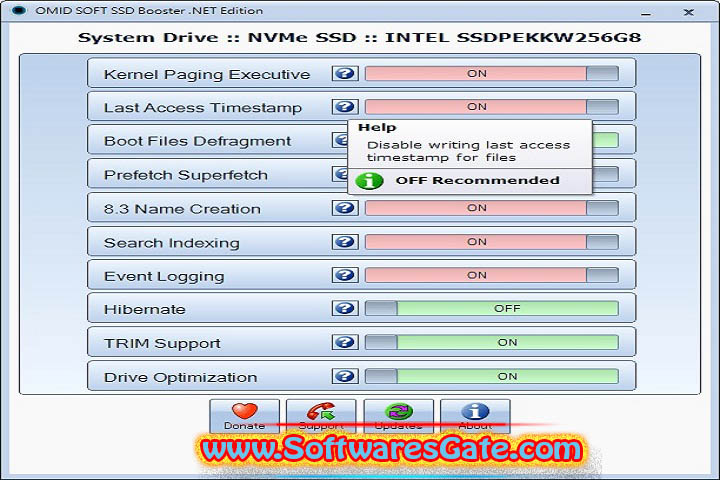 SSD Booster .NET : Version 17.12 (Software) SSD Booster .NET : Version 17.12 (Software)