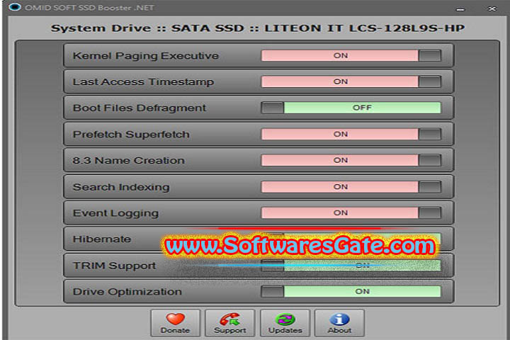 SSD Booster .NET : Version 17.12 (Software) SSD Booster .NET : Version 17.12 (Software)