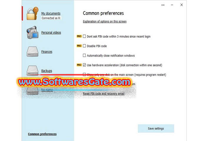 Secret Disk : Version 2405.0.0 (Software)