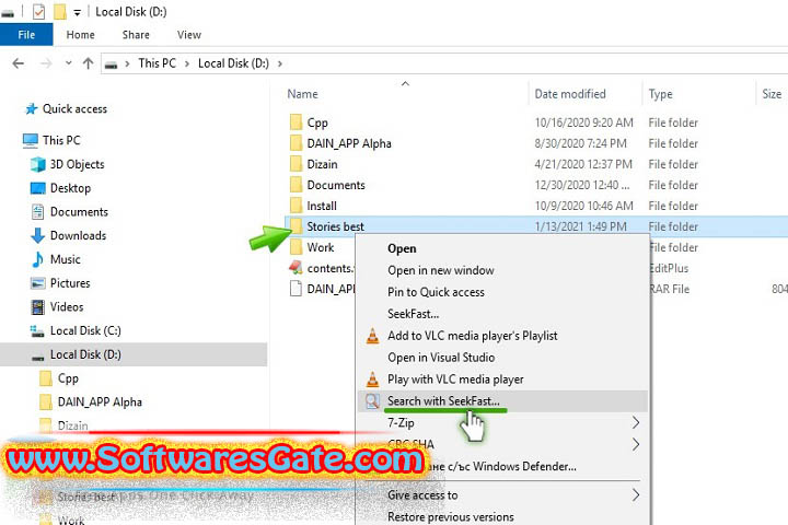 SeekFast : Version 5.1 (Software) SeekFast : Version 5.1 (Software)