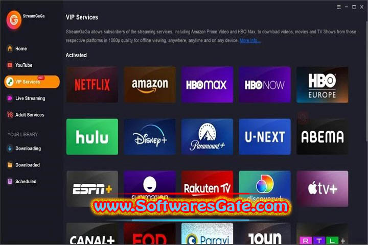 StreamGaGa : Version 1.2.3.1 (x64) (Software) StreamGaGa : Version 1.2.3.1 (x64) (Software)