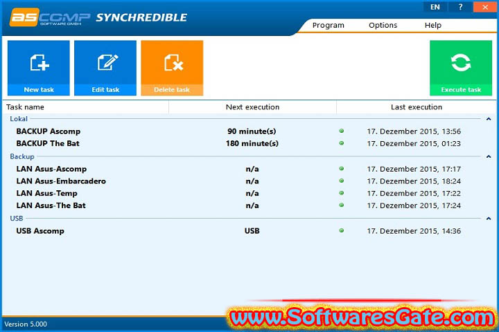 Synchredible Professional : Version 8.205 (Latest Software)