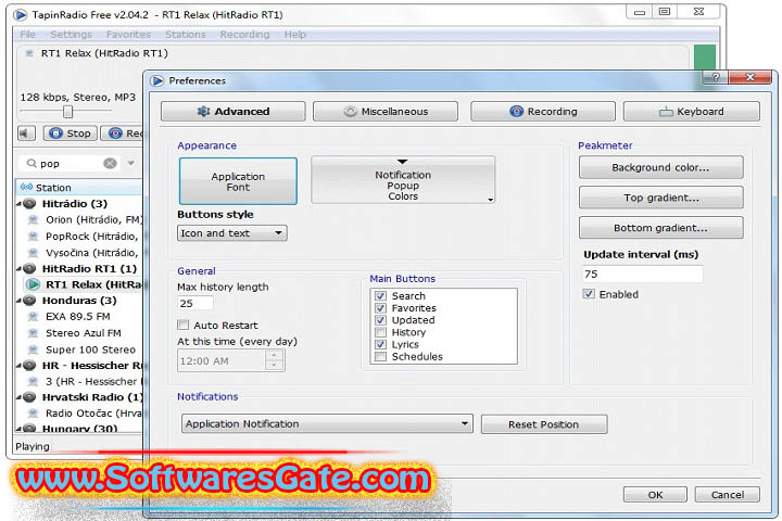 TapinRadio Pro : Version 2.15.97.6 (x64) (Software)