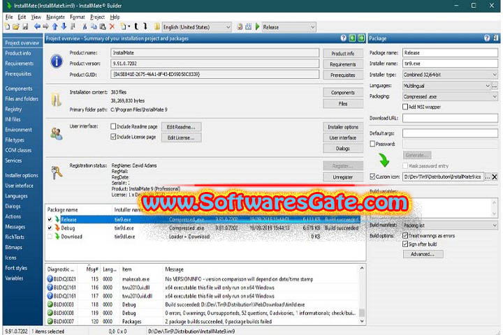 Tarma InstallMate : Version 9.120.7400.8984 (Software)