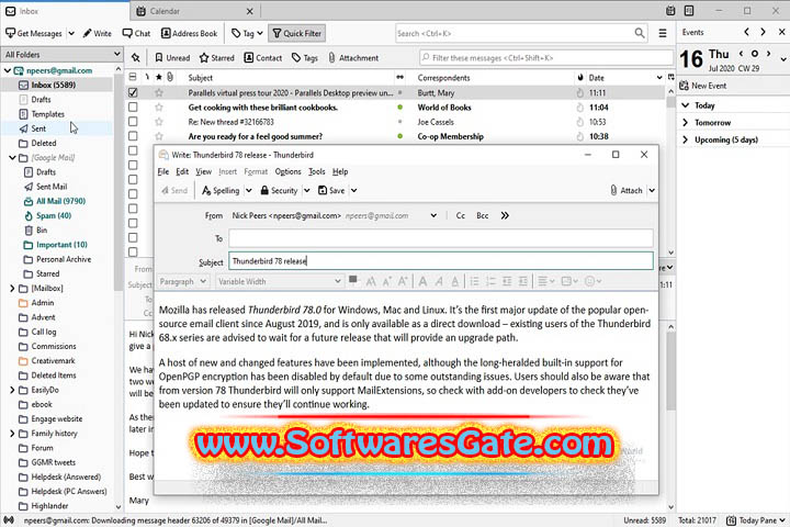 Thunderbird : Version 129.0 (Software) Thunderbird : Version 129.0 (Software)