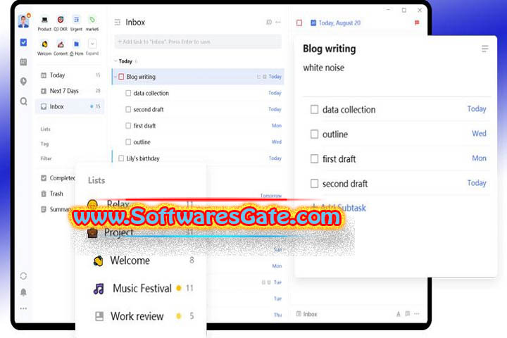 TickTick Premium : Version 6.0.3 (Software)