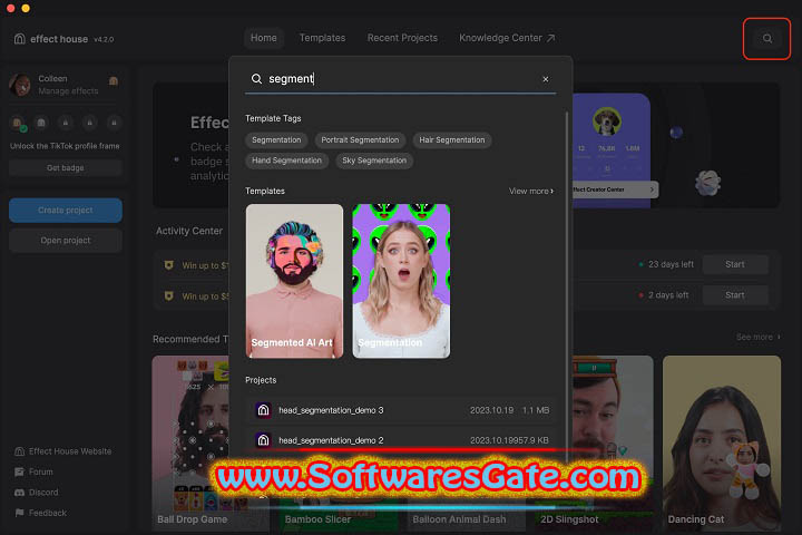 TikTok Effect House : Version 4.4.0.2890 (Software)