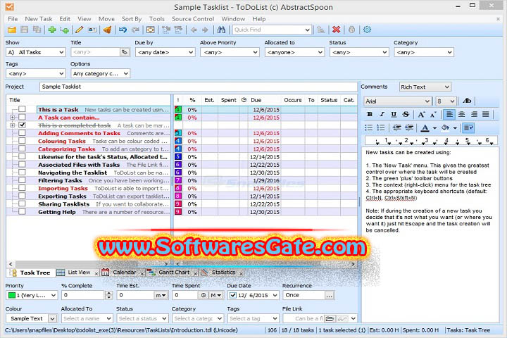 Todolist : Version 1.0 (Software)