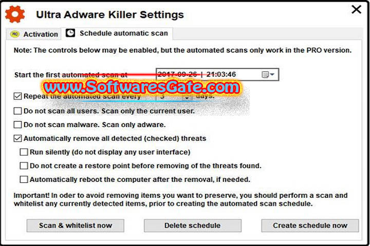 Ultra Adware Killer : Version 10.9.3 (Software)