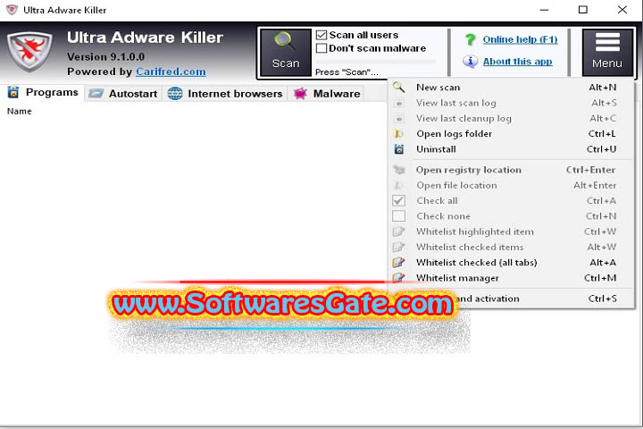 Ultra Adware Killer : Version 10.9.3 (Software)