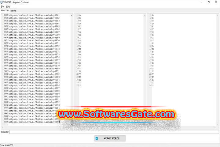 VovSoft Keyword Combiner : Version 1.2 (Software) VovSoft Keyword Combiner : Version 1.2 (Software)