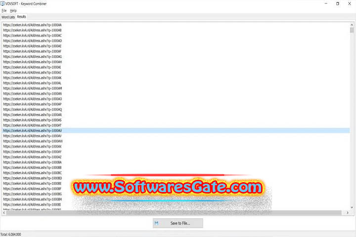 VovSoft Keyword Combiner : Version 1.2 (Software) VovSoft Keyword Combiner : Version 1.2 (Software)