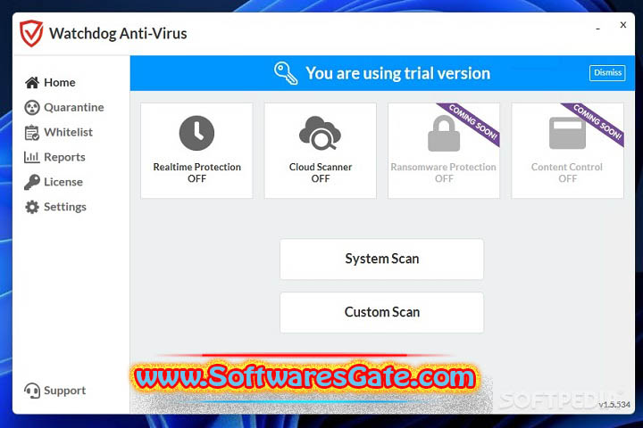 Watchdog Anti-Virus : Version 1.7.130 (x64) (Software)