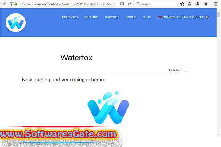 Waterfox : Version G6.0.18 (Software)