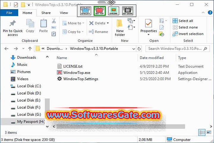 WindowTop Pro : Version 5.23.0 (Software) WindowTop Pro : Version 5.23.0 (Software)