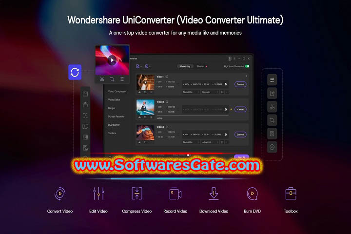 Wondershare UniConverter : Version15.6.1.25 (x64) (Software)