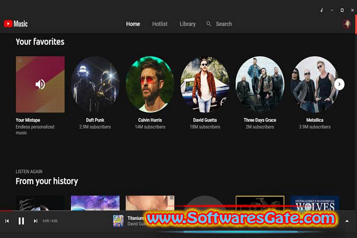 YouTube Music : Version 3.5.1 (Software)