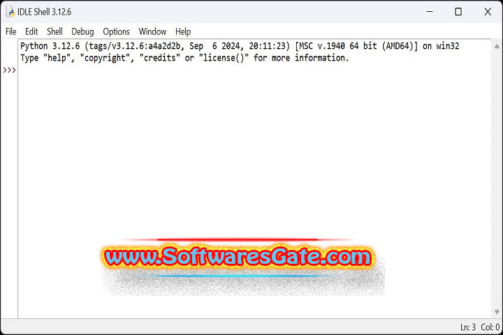 Python : Version 3.12.5 (Software) Python : Version 3.12.5 (Software)