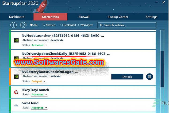 Abelssoft StartupStar : Version 2025 v17.0.56471 (Latest Software) Abelssoft StartupStar : Version 2025 v17.0.56471 (Latest Software)