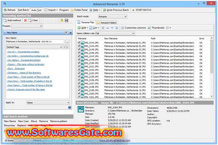 Advanced Renamer : Version 4.03 (Latest Software)