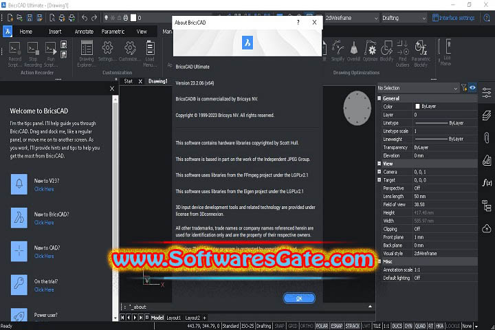 Bricsys BricsCAD Ultimate : Version 24.2.07.1 (Latest Software)