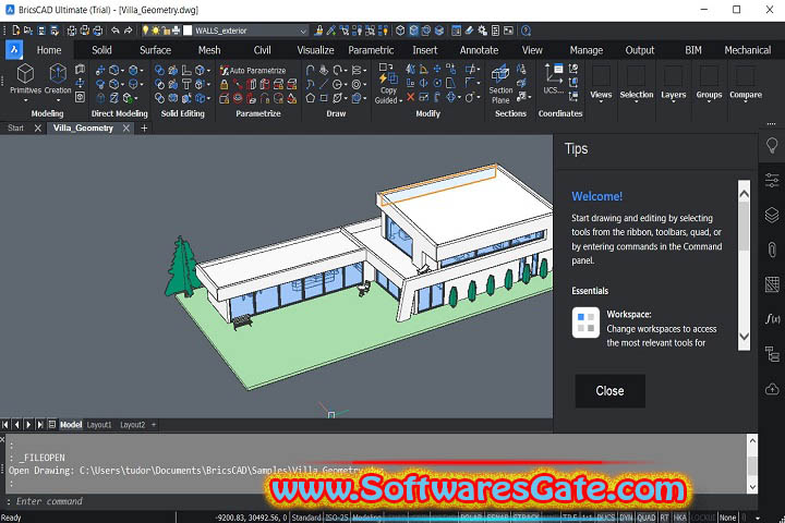 Bricsys BricsCAD Ultimate : Version 24.2.07.1 (Latest Software)