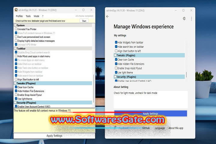 Builtbybel XD-AntiSpy : Version 4.13.0 (Latest Software)