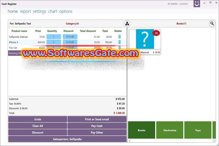 Cash Register Pro : Version 3.1.0 (Latest Software) Cash Register Pro : Version 3.1.0 (Latest Software)