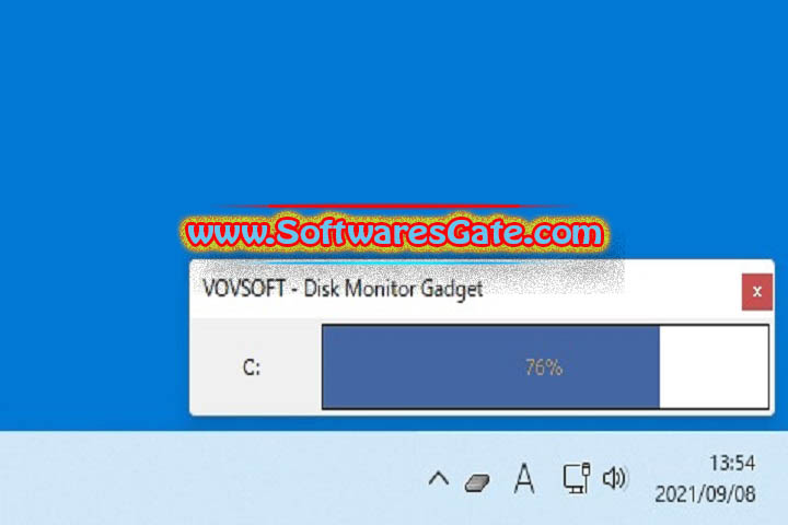 Disk Monitor Gadget : Version 1.5.0 (Latest Software)