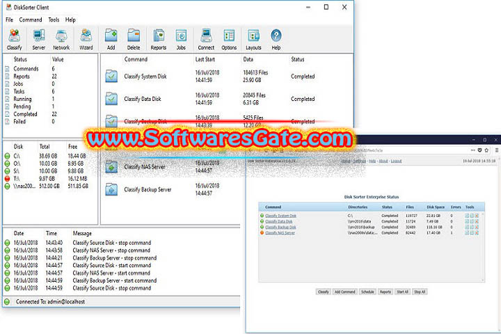 Disk Sorter : Version 16.4.12 (Latest Software)