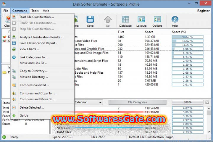 Disk Sorter : Version 16.4.12 (Latest Software)