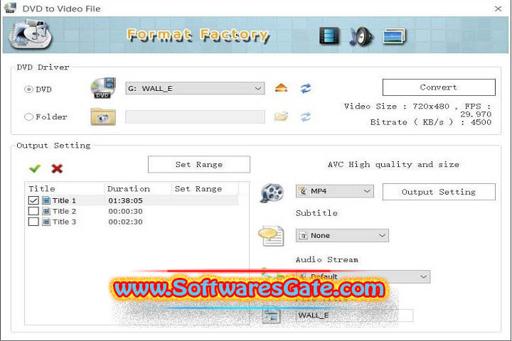 Format Factory : Version 5.18.0 (Latest Software)