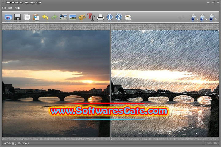 FotoSketcher : Version 3.96 (Latest Software)
