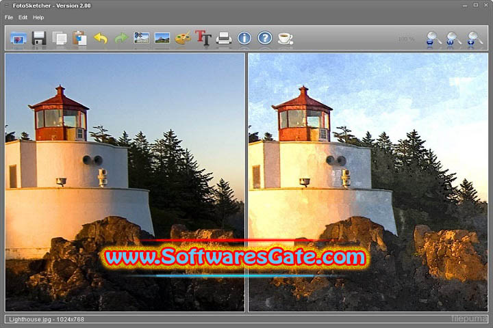 FotoSketcher : Version 3.96 (Latest Software)
