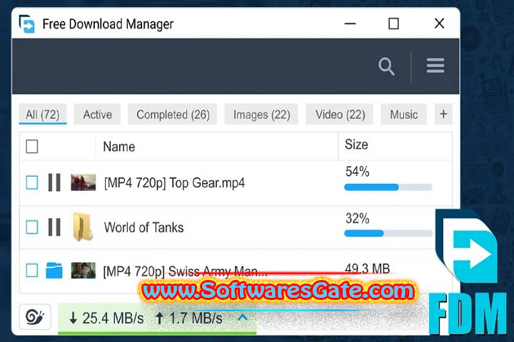 Free Download Manager : Version 6.24.2.5857 (Latest Software)