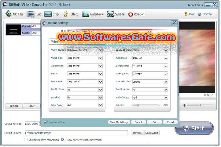 GiliSoft Video Converter : Version 12.5.0 (Latest Software) GiliSoft Video Converter : Version 12.5.0 (Latest Software)
