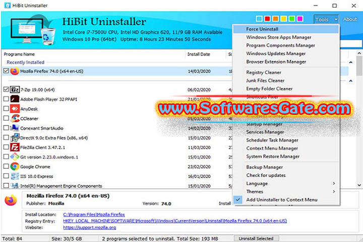 HiBit Uninstaller : Version 3.2.40.100 (Latest Software) HiBit Uninstaller : Version 3.2.40.100 (Latest Software)
