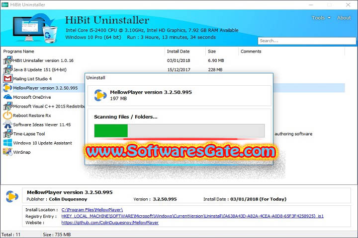 HiBit Uninstaller : Version 3.2.40.100 (Latest Software) HiBit Uninstaller : Version 3.2.40.100 (Latest Software)