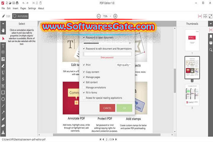 Icecream PDF Editor Pro : Version 3.27 (Latest Software)