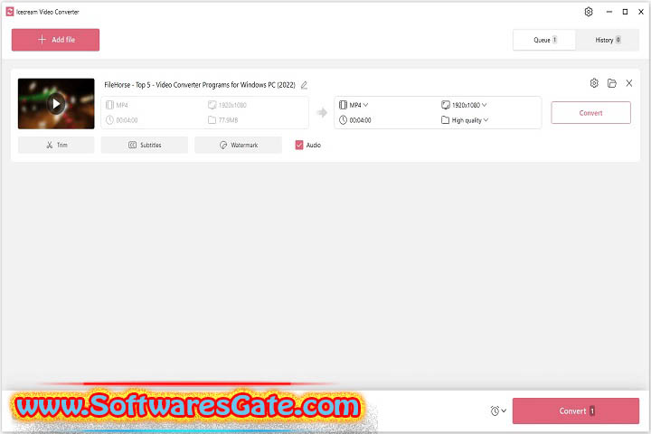 Icecream Video Converter Pro : Version 1.45 (Latest Software) Icecream Video Converter Pro : Version 1.45 (Latest Software)