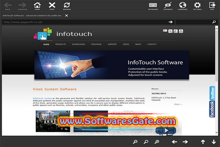 InfoTouch Professional : Version 2.5.2 (Latest Software) InfoTouch Professional : Version 2.5.2 (Latest Software)
