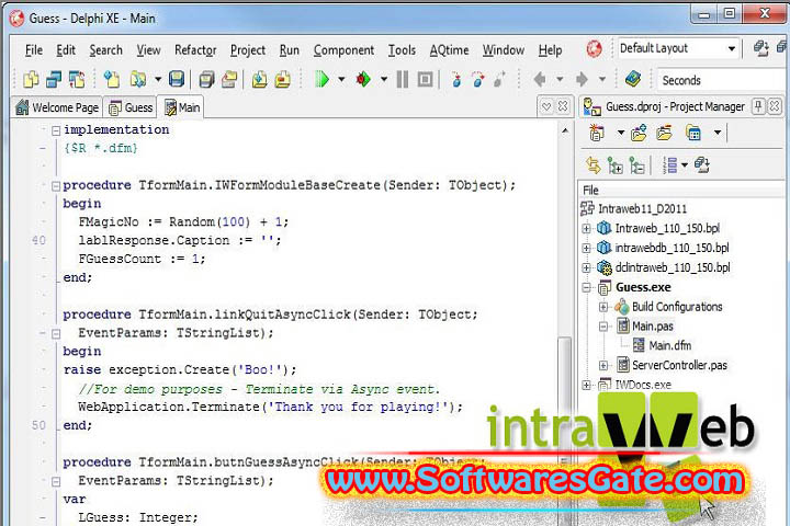 IntraWEB Ultimate : Version 15.6.7 (Latest Software)