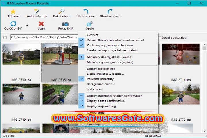 JPEG Lossless Rotator : Version 10.1.0.0 (Latest Software)