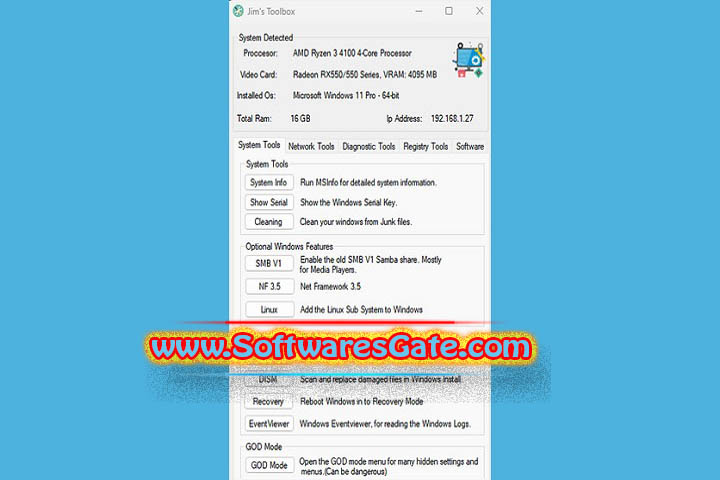 Jim's Toolbox : Version V5 (Latest Software) Jim's Toolbox : Version V5 (Latest Software)