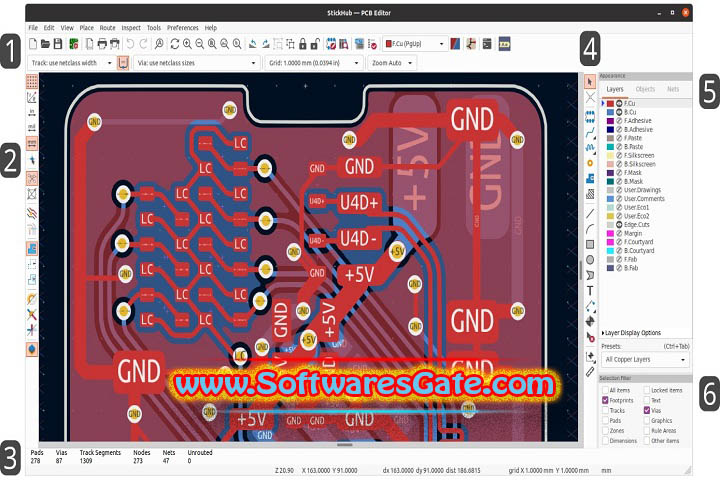 KiCAD : Version 8.0.5 (Latest Software)
