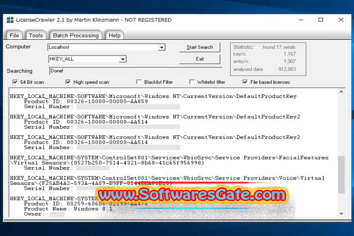 LicenseCrawler : Version 2.11.2834 (Latest Software) LicenseCrawler : Version 2.11.2834 (Latest Software)