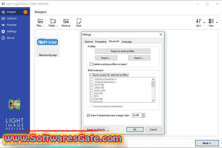 Light Image Resizer : Version 7.0.7.43 (Latest Software)