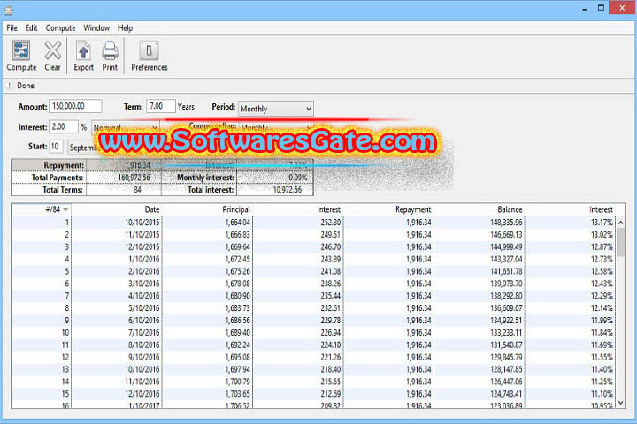 Maxprog Loan Calc : Version 2.9.2 (Latest Software)